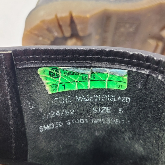 Dr Martens Made In England Steel Toe Work Boots UK SIZE 5/US 6 MENS/US 7 womens - Picture 8 of 11